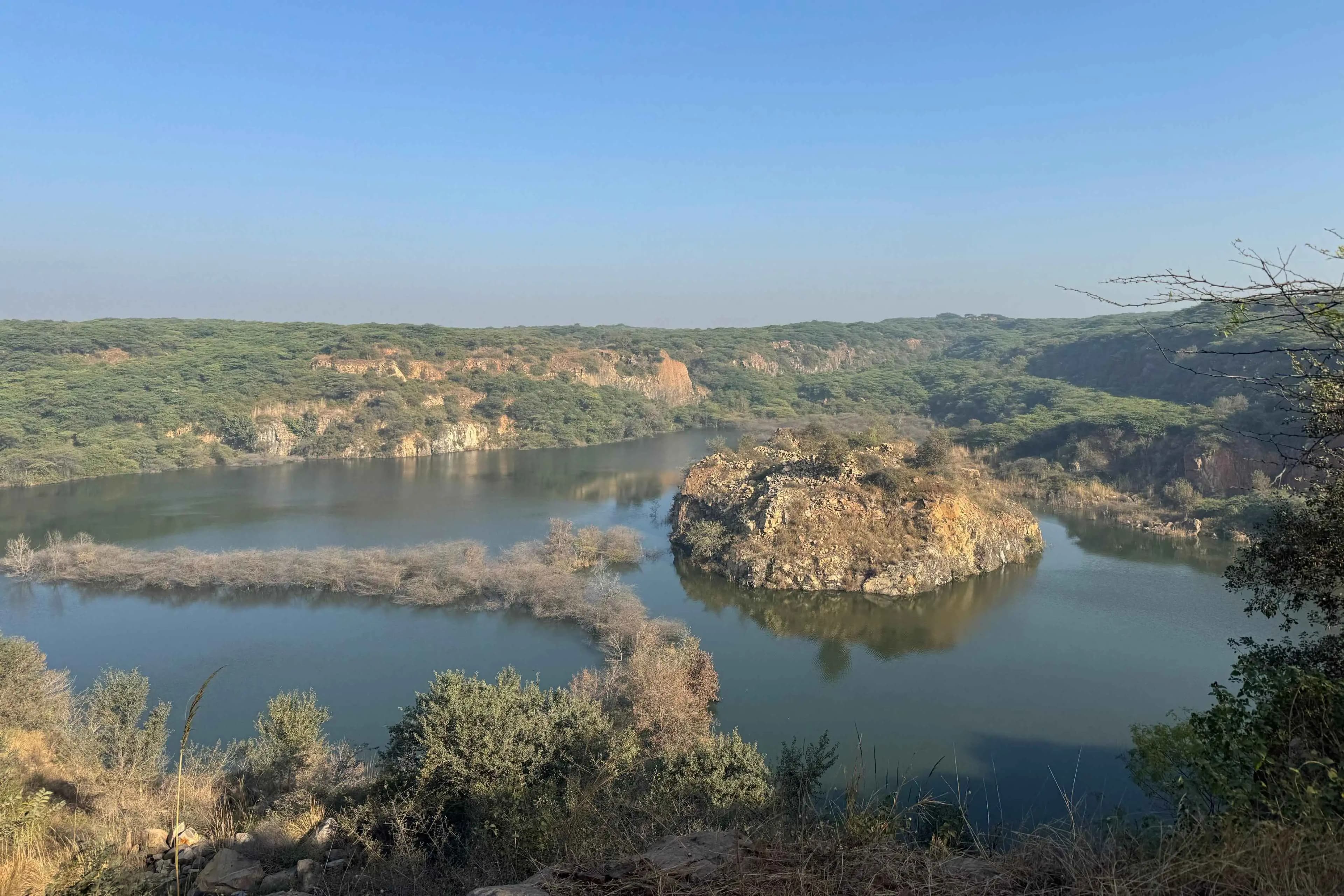 Rocky Trails & Sunrise Picnic at Mangar Lake