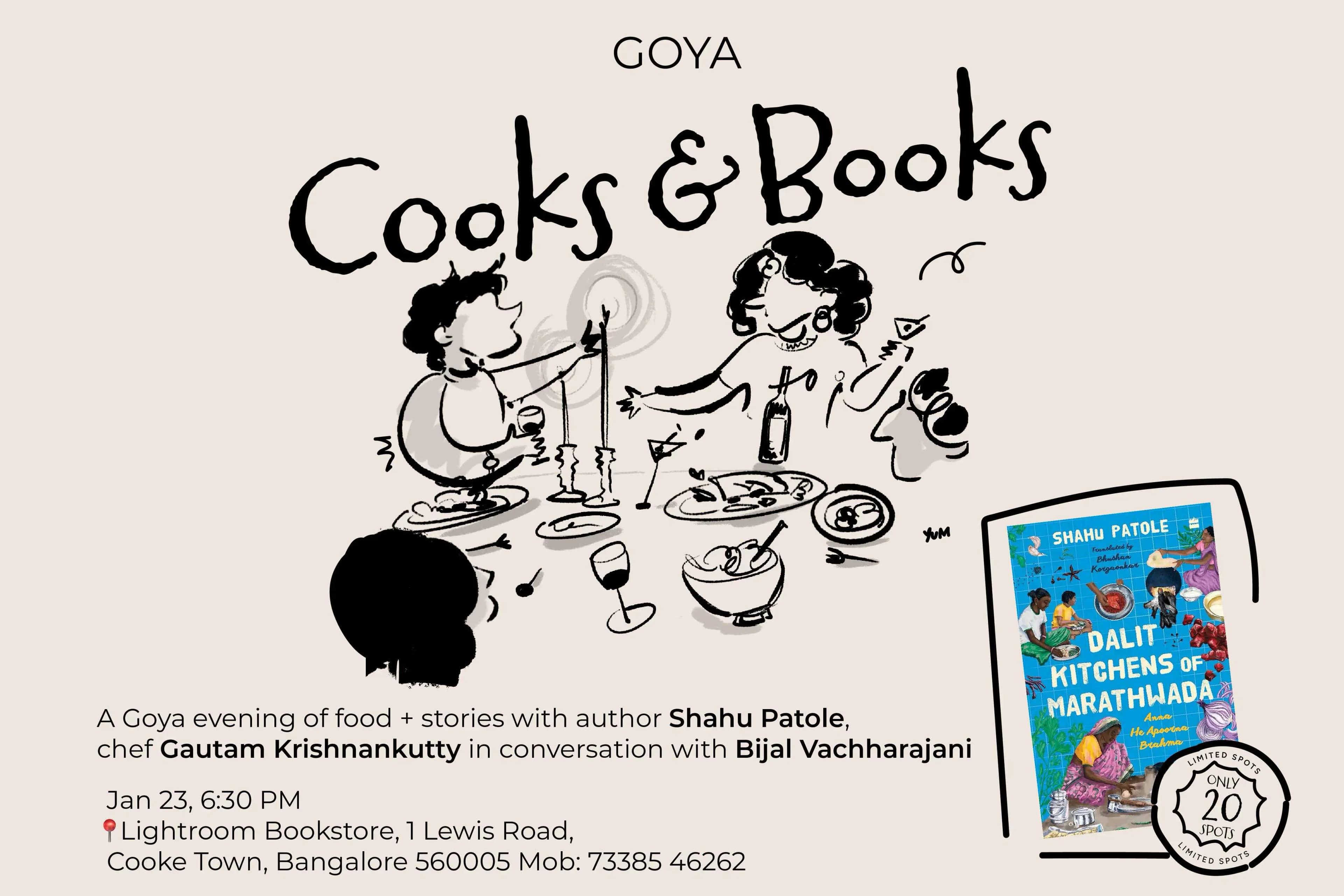 Cooks & Books with Shahu Patole & Chef Gautam