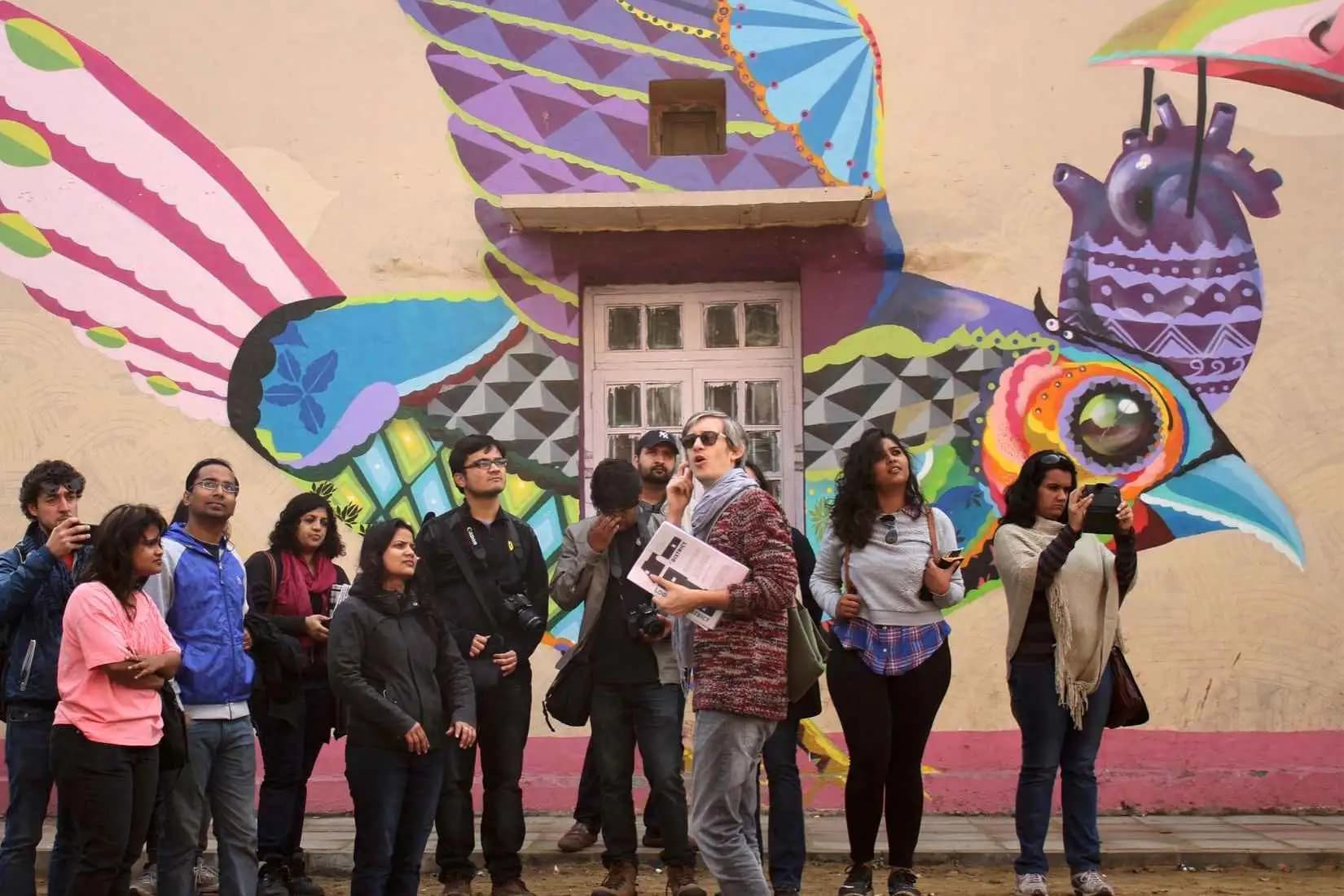 Tour of Lodhi Art District by St+art India