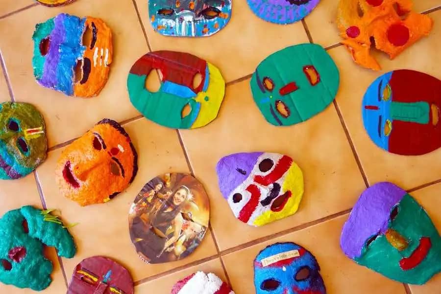Unmasking: An expressive arts therapy workshop